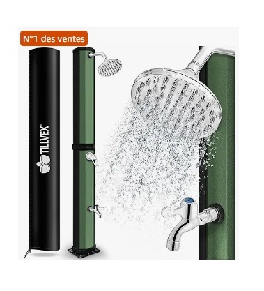 Douche solaire, ben hkimo solaire, ben hkimo energie, chauffe eau solaire,